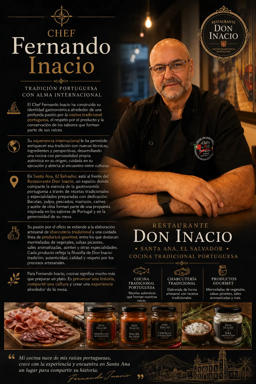 Filosofía del Chef Fernando Inacio